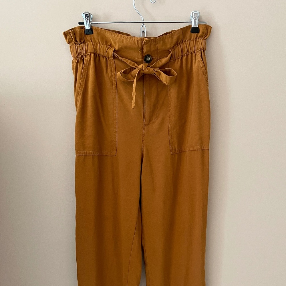 Madewell- Dunaway Paperbag Trouser Pants S - Picture 2 of 7